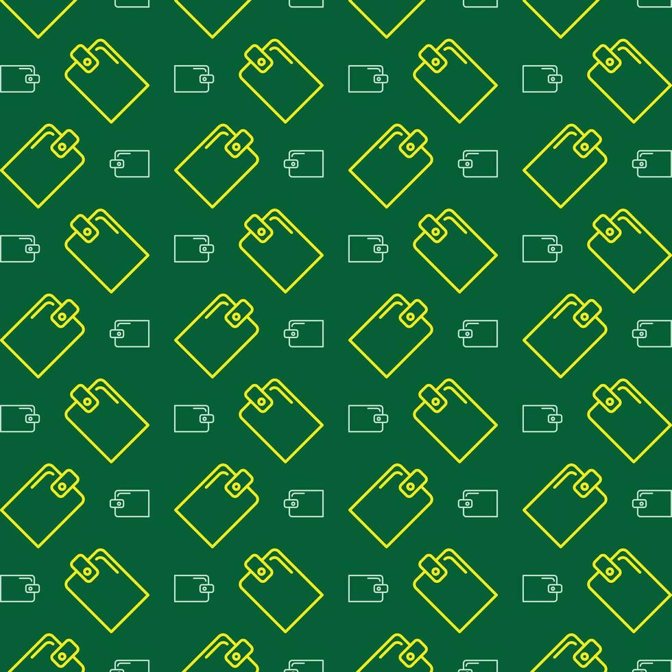 Wallet vector illustration design repeating colorful pattern beautiful background