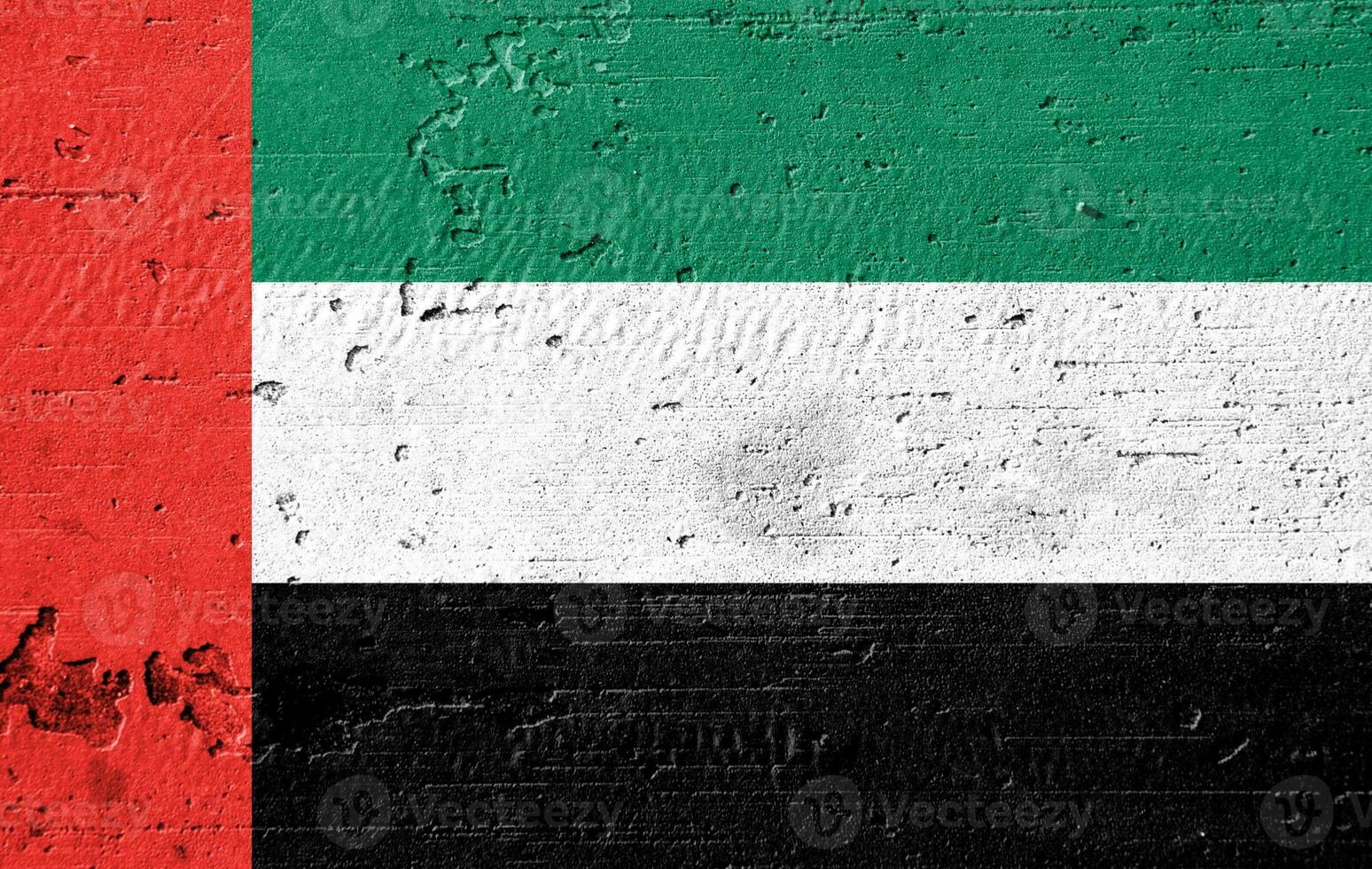 Country flag painted on the wall photo