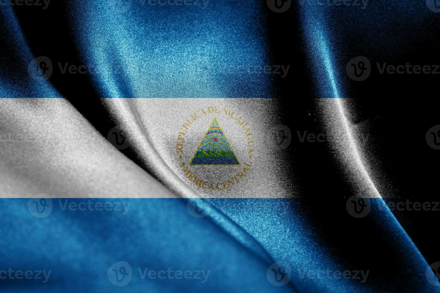 Abstract smooth silk background with the country flag photo