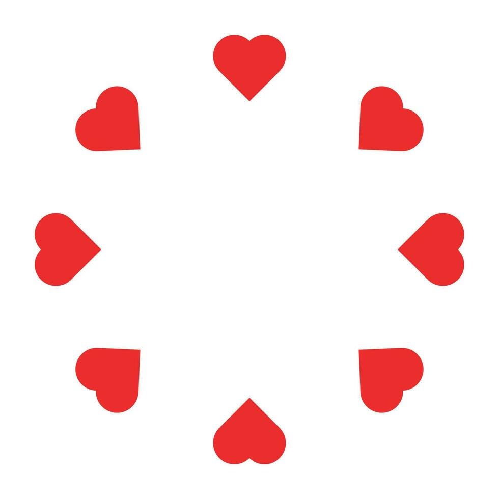 red heart icon. design element for valentine day vector