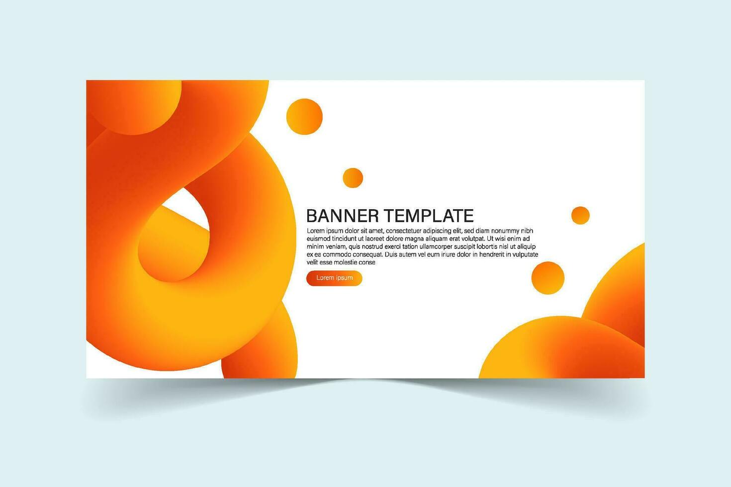 Abstract banner background templates vector