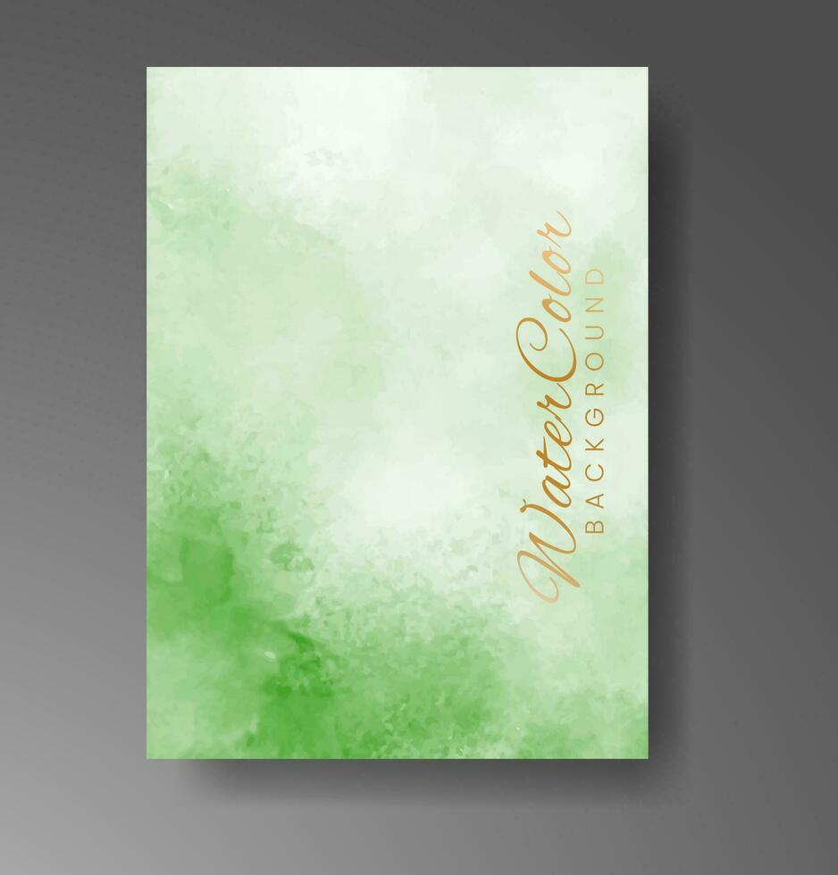 Cards with watercolor background. Design for your cover, date, postcard, banner, logo. vector