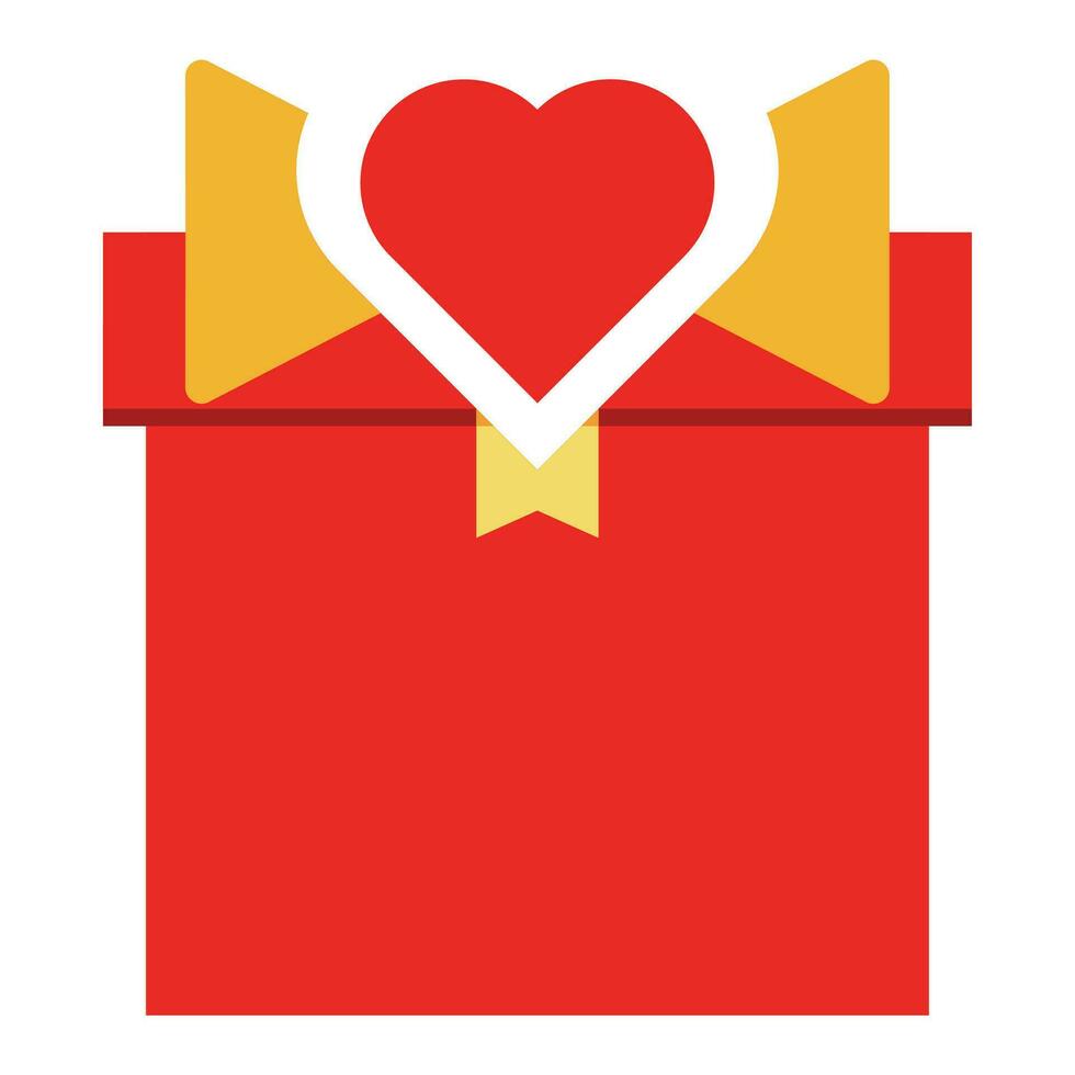 red heart icon. design element for valentine day vector