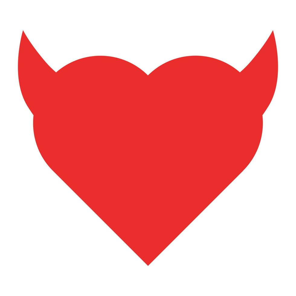 red heart icon. design element for valentine day vector