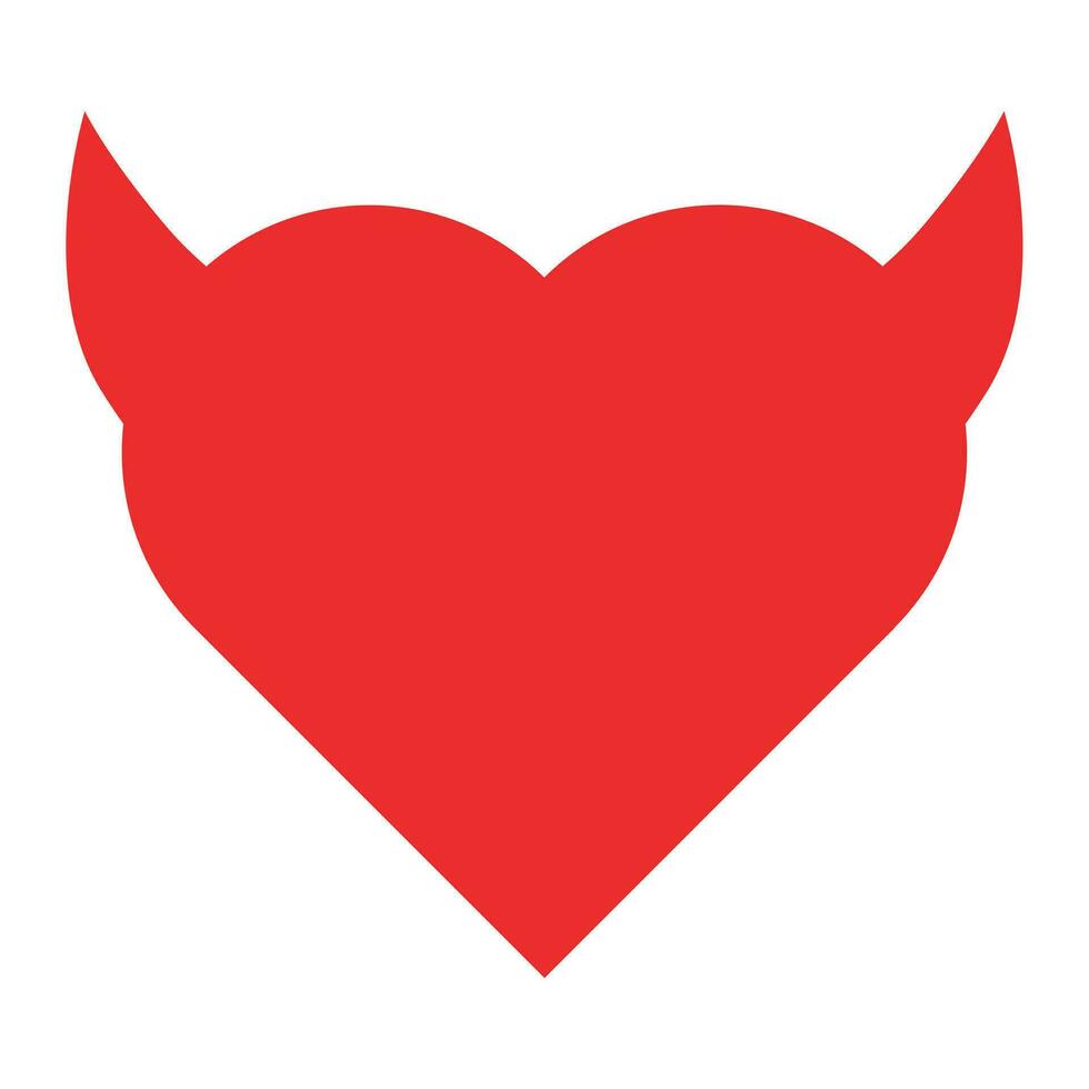 red heart icon. design element for valentine day vector