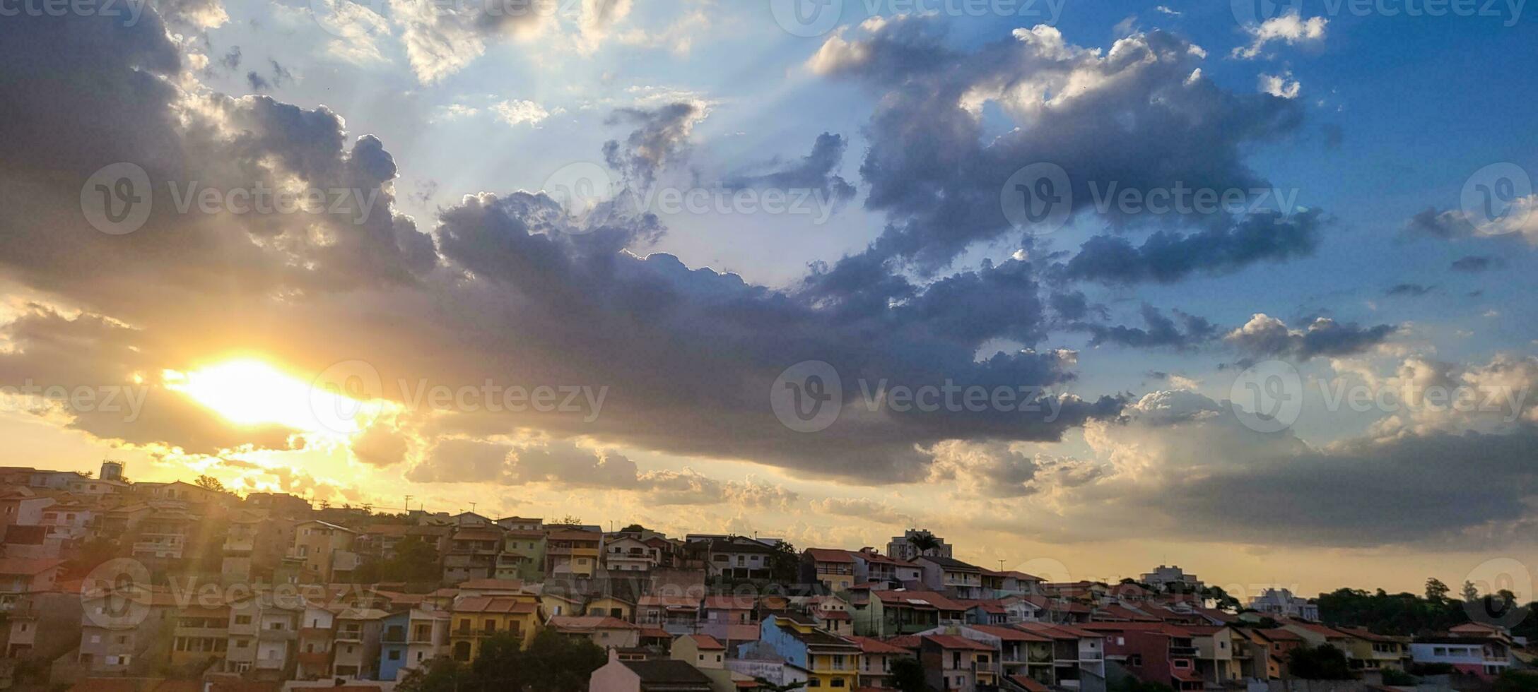 Clear and serene sky, soft clouds painting a celestial picture. The tranquil beauty of the atmosphere to enhance your projects. Purchase this celestial image to inspire and captivate. photo