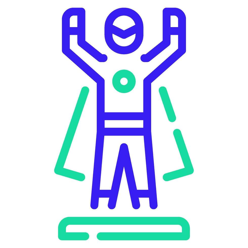 Action Figure Icon Illustration for web, app, infographic, etc vector