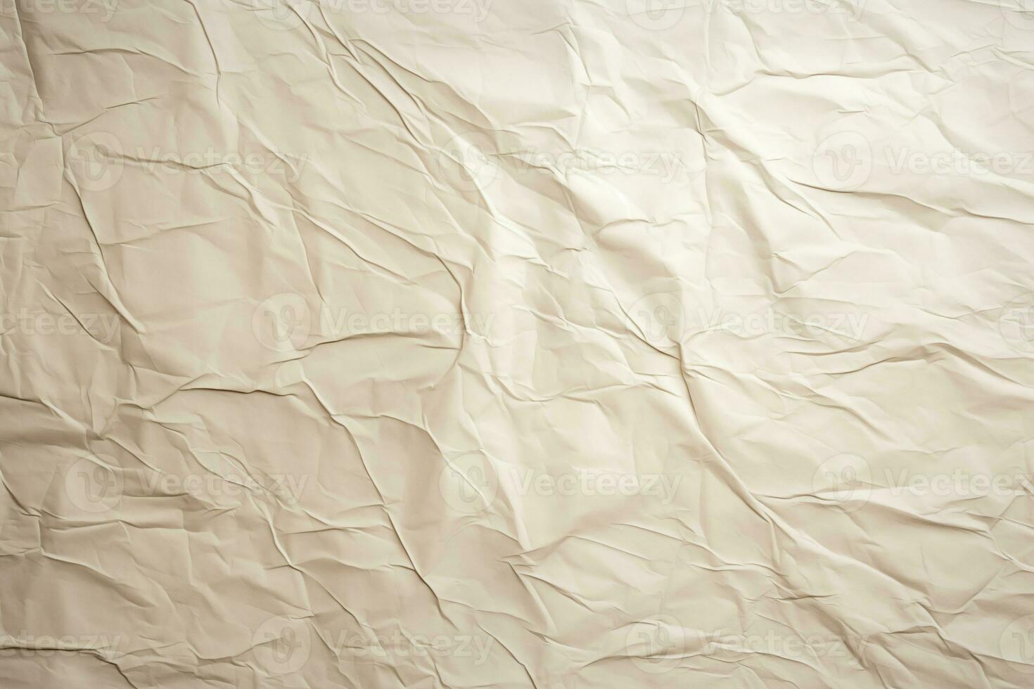 AI generated Background of brown paper texture, crumpled, uneven, rough. photo