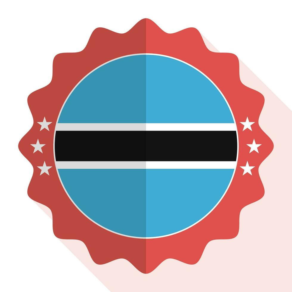 Botswana quality emblem, label, sign, button. Vector illustration.