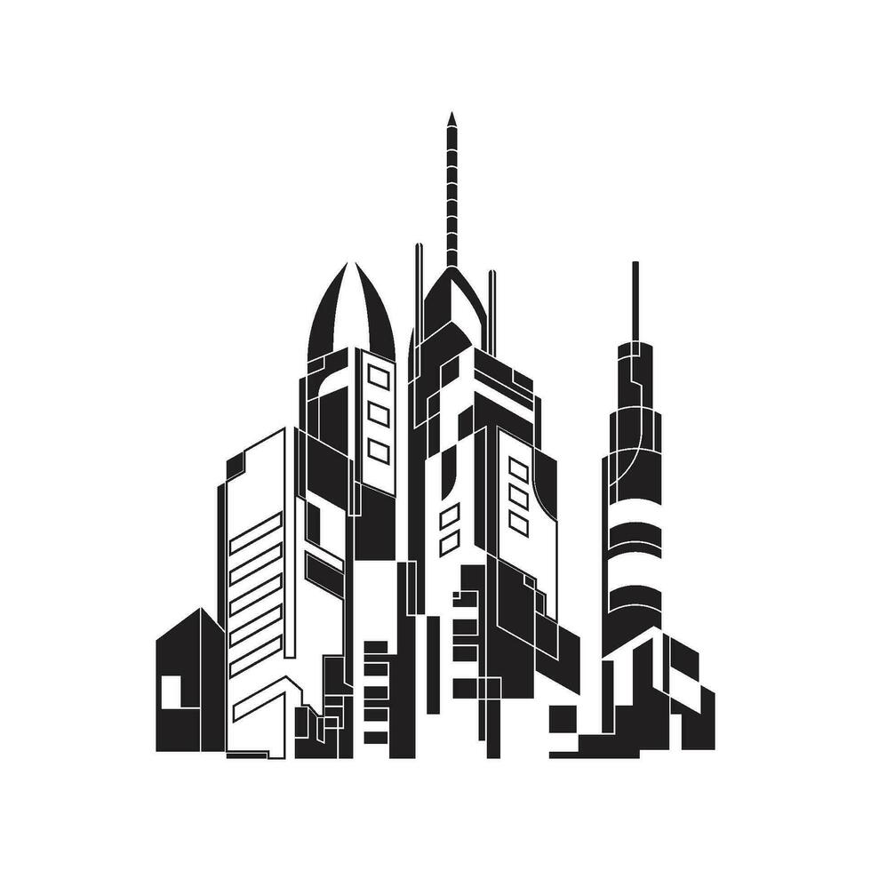 Modern City skyline vector