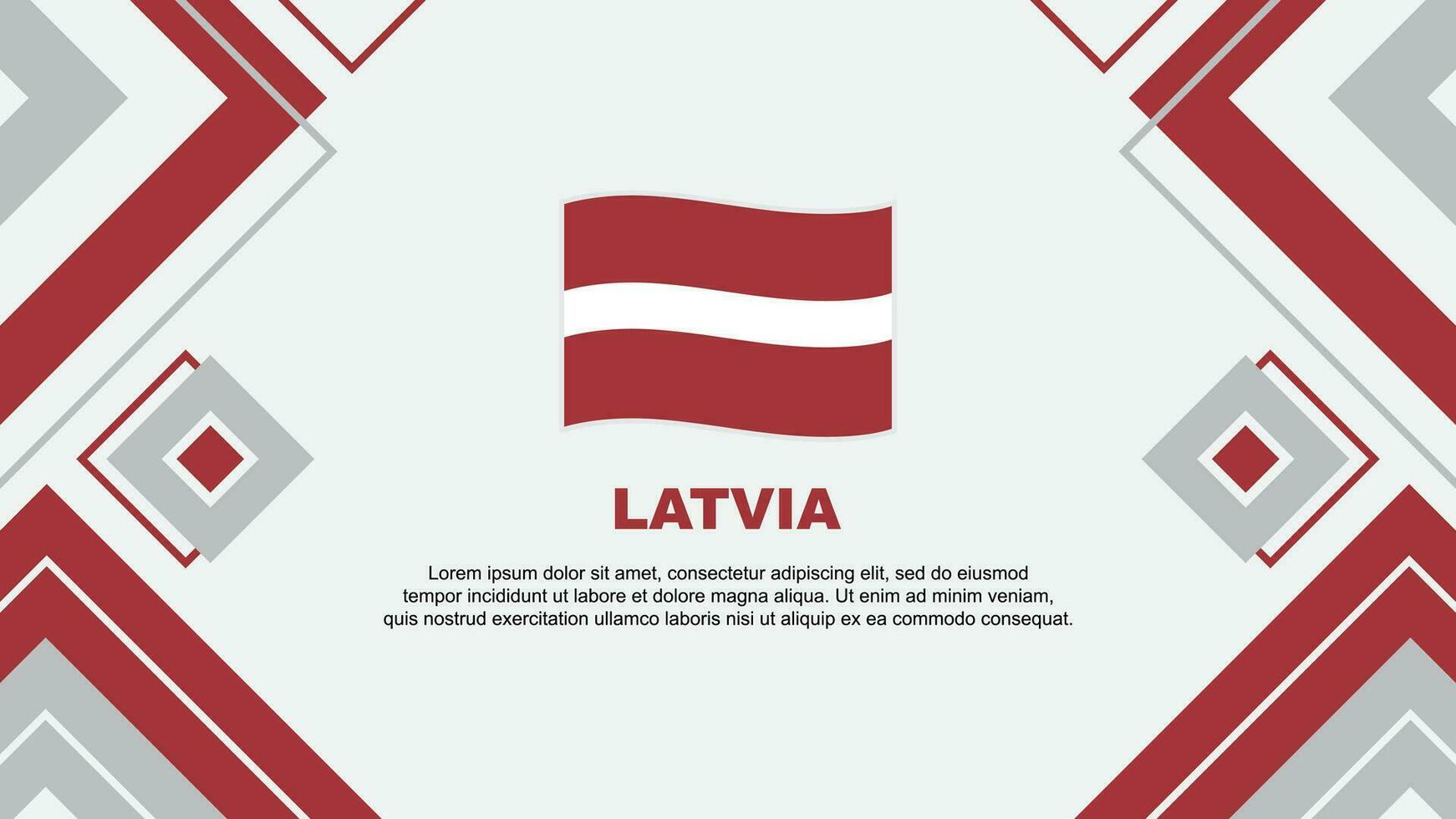 Latvia Flag Abstract Background Design Template. Latvia Independence Day Banner Wallpaper Vector Illustration. Latvia Background