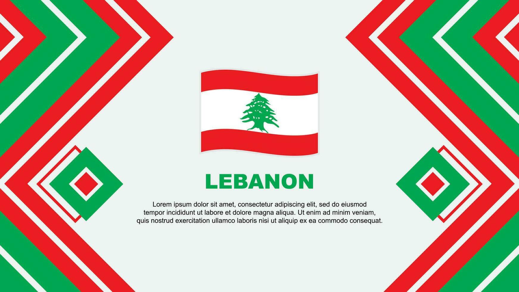 Líbano bandera resumen antecedentes diseño modelo. Líbano independencia día bandera fondo de pantalla vector ilustración. Líbano diseño