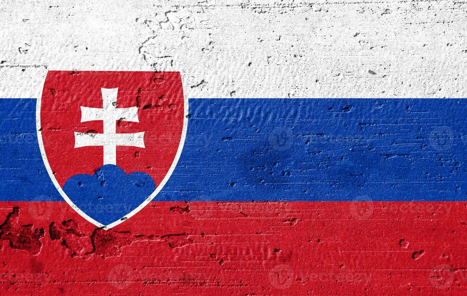 Country flag painted on the wall photo