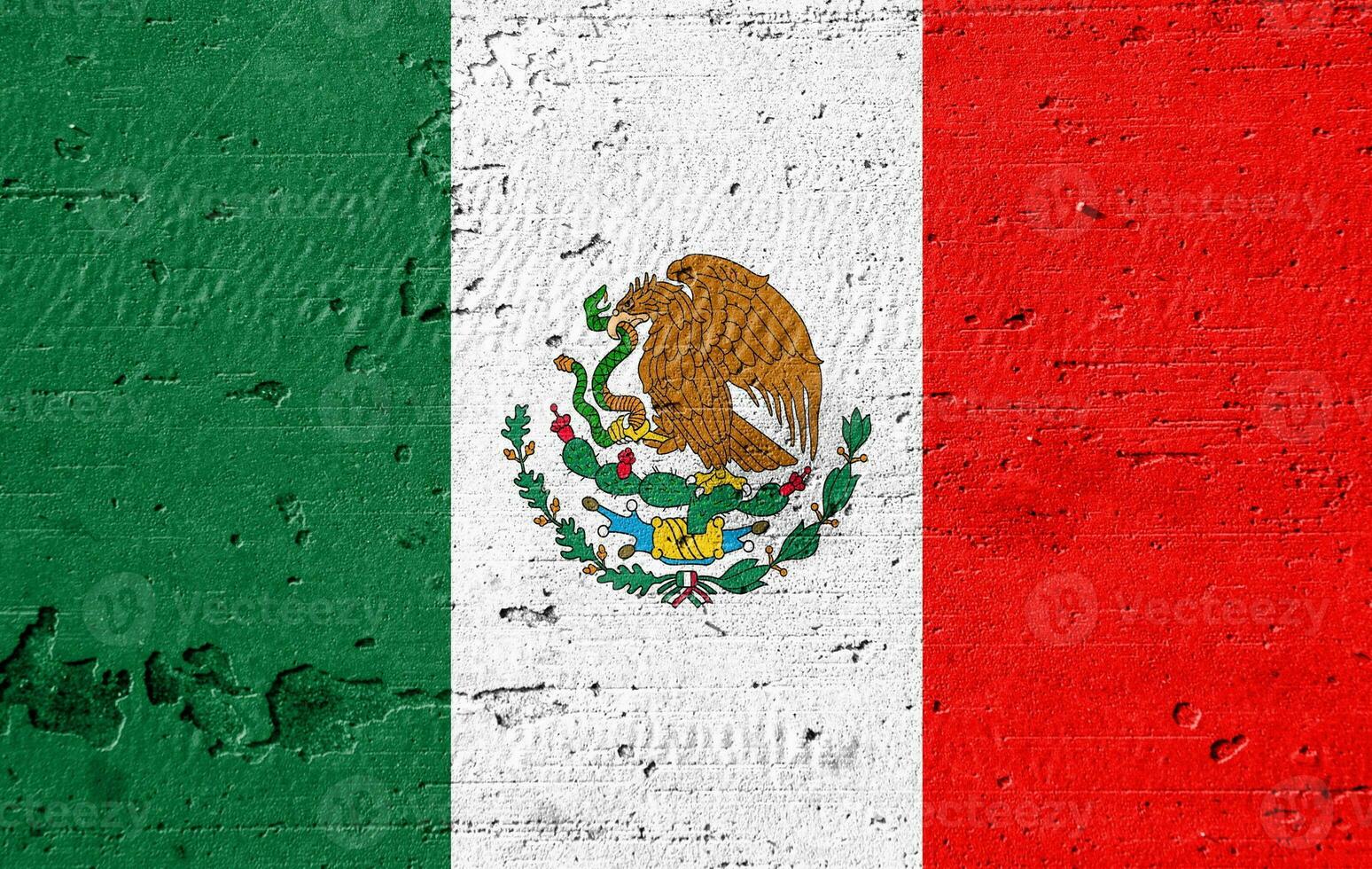 Country flag painted on the wall photo