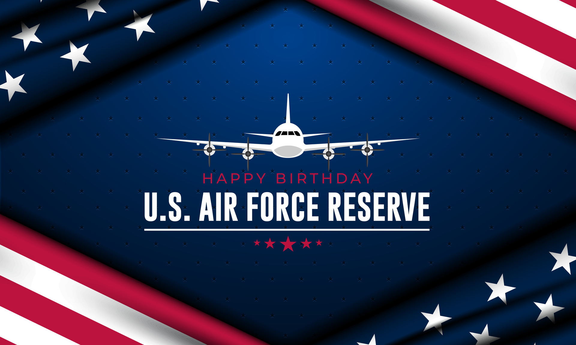 Happy birthday US Air Force Reserve April 14 Background Vector