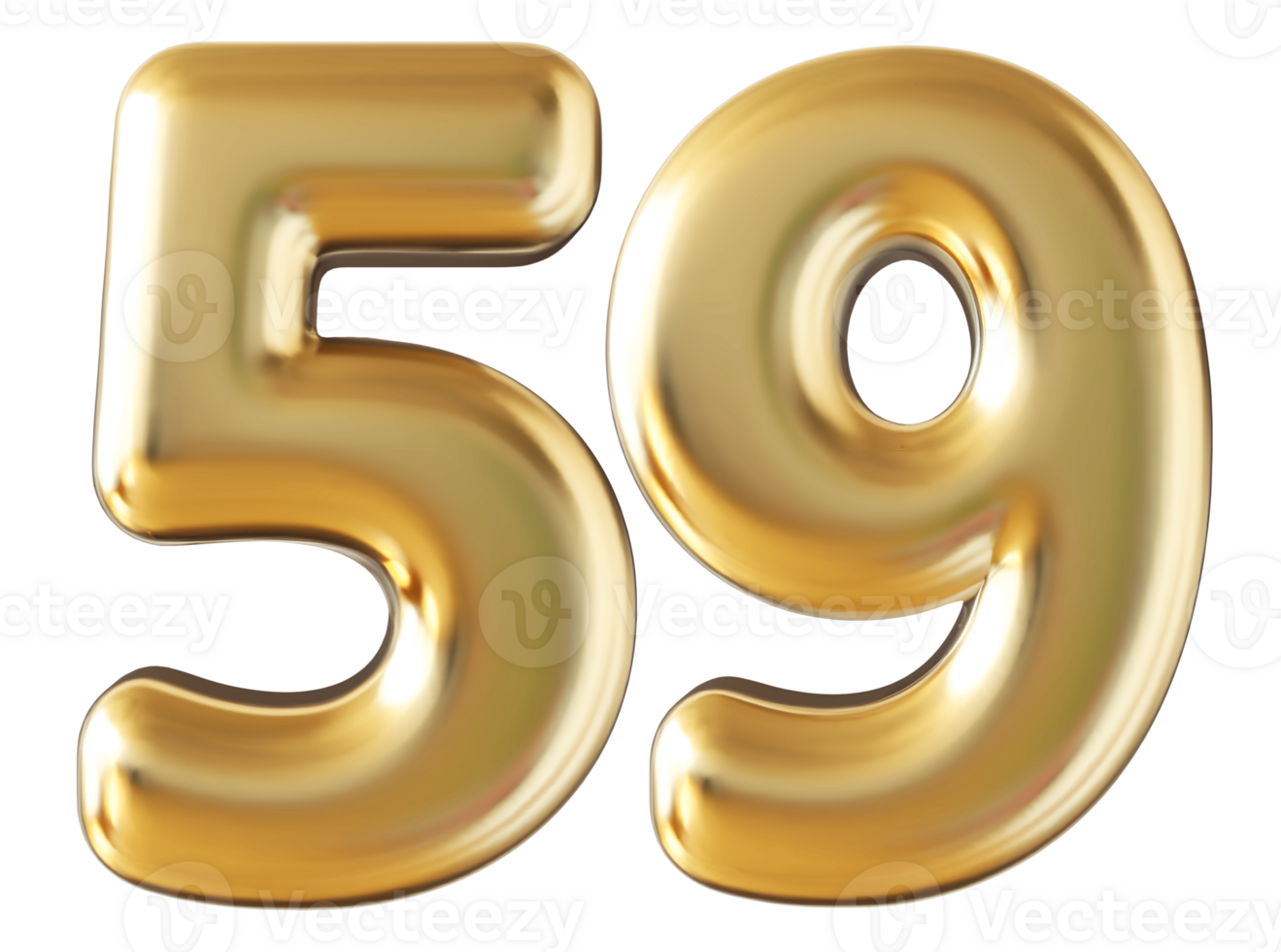 gold-3d-number-59-36304570-png