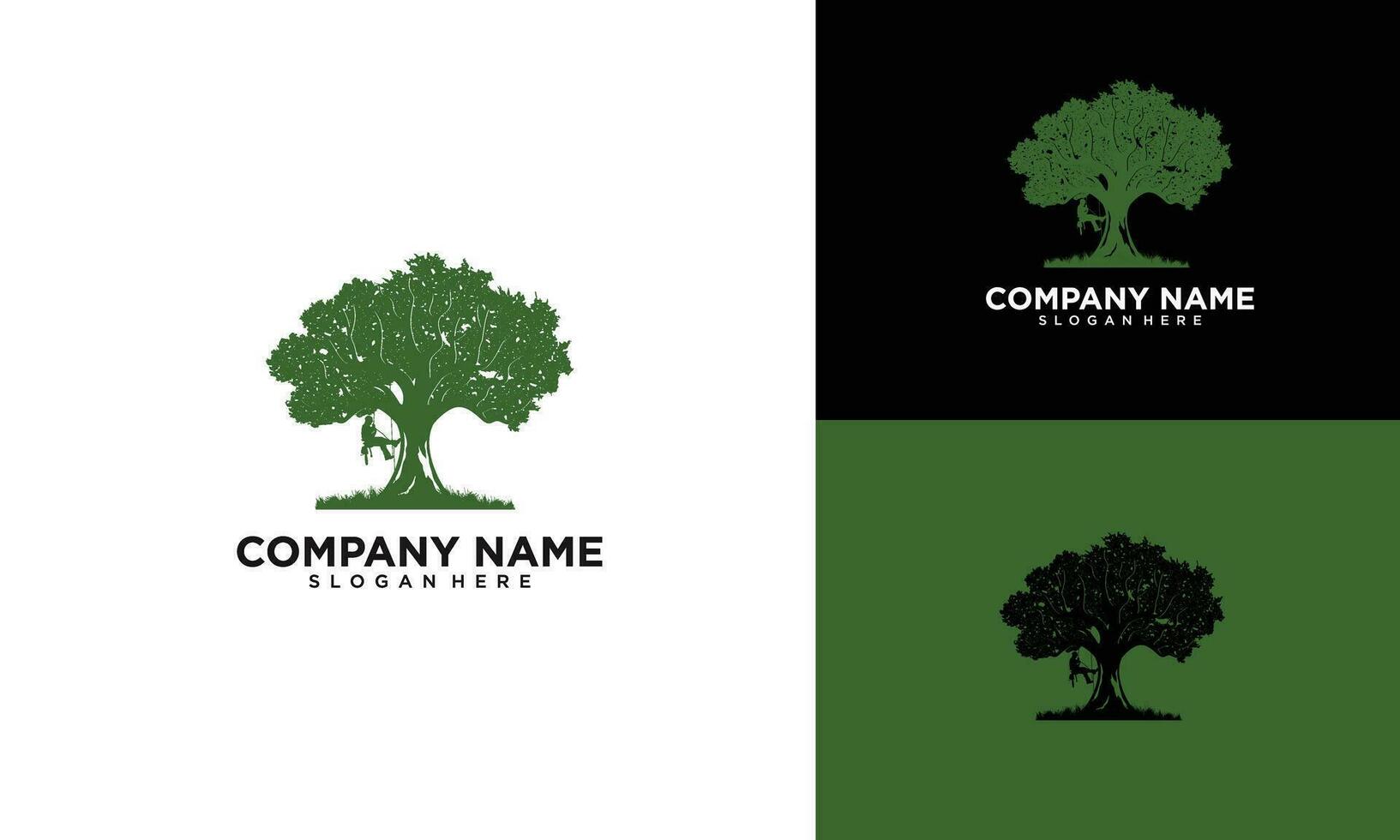 árbol corte diseño para árbol servicio, arbolista árbol Servicio logo diseño, vector ilustración de un hombre corte un árbol