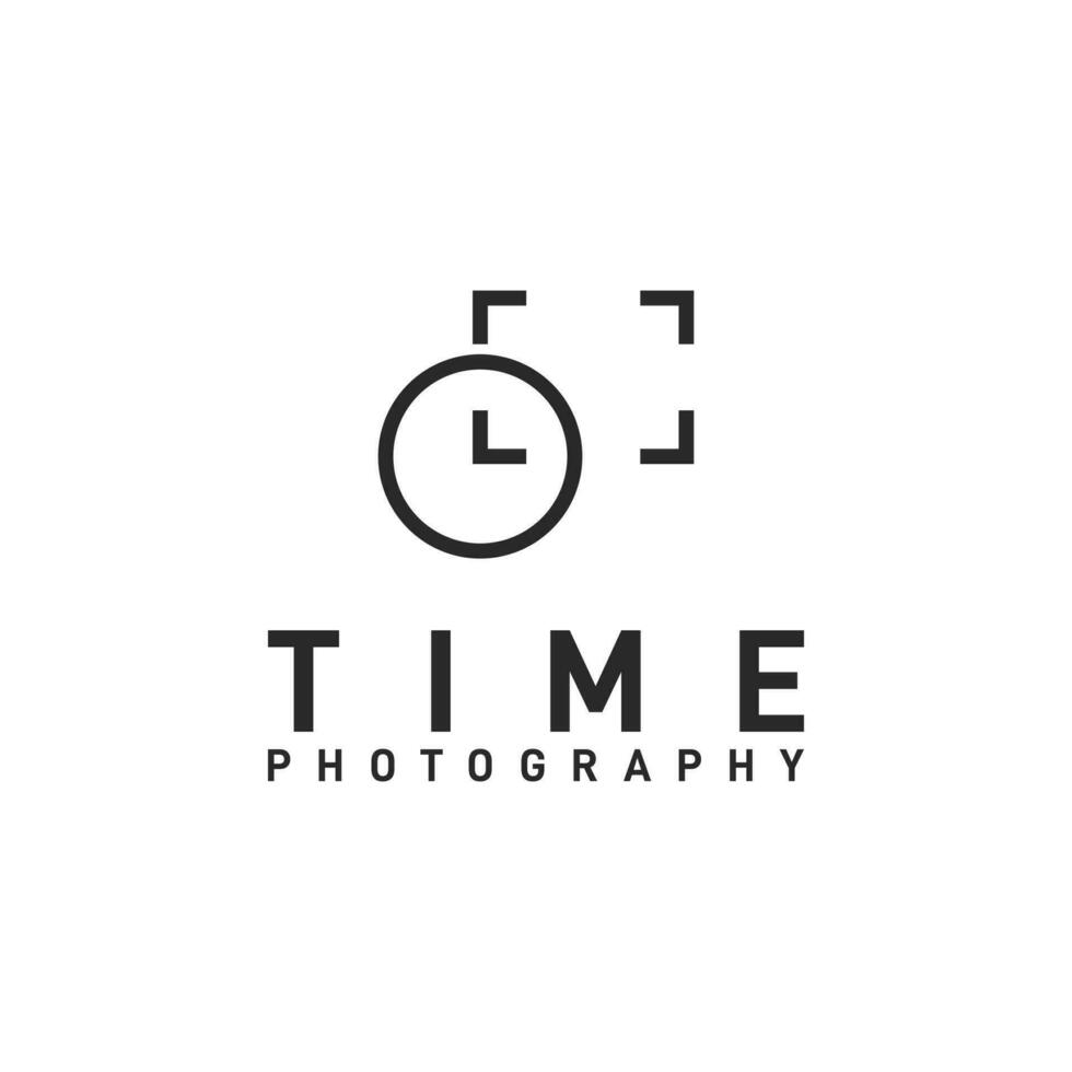 Time Photography Logo Design Inspiration vector