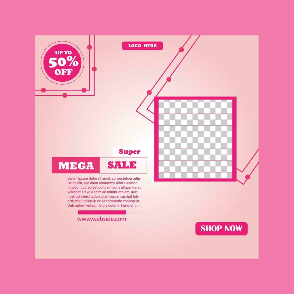social media post vector
