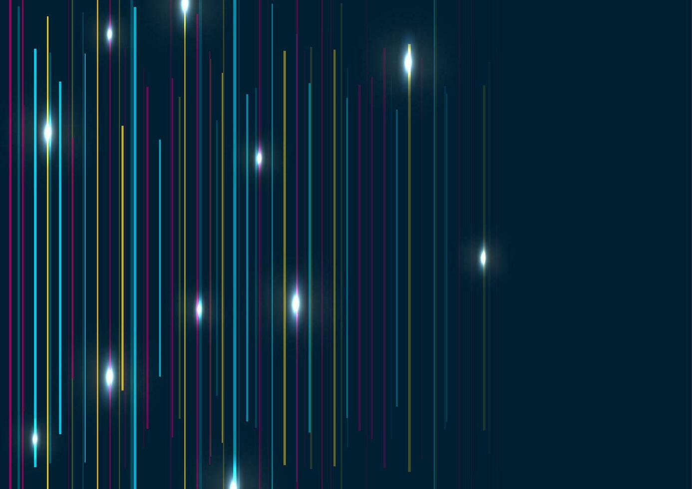 Colorful minimal lines abstract futuristic tech background vector