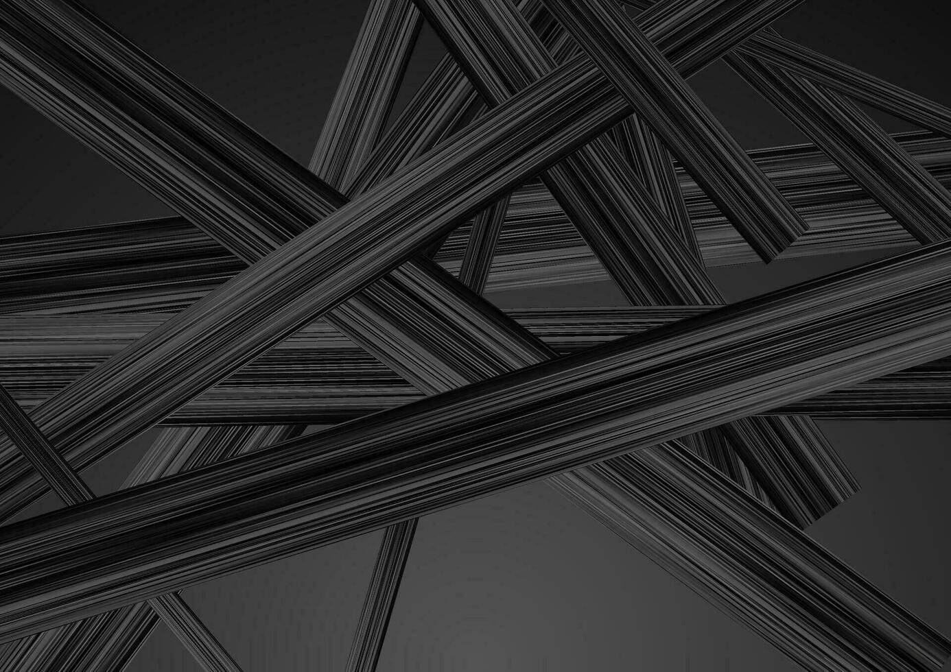 Black technology stripes abstract concept background vector