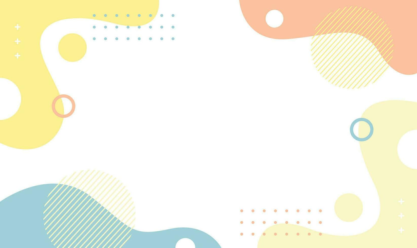 Abstract Vector Geometric Background. Wallpaper illustrations backdrop in pastel colors. Suitable for covers, poster designs, templates, banners and others