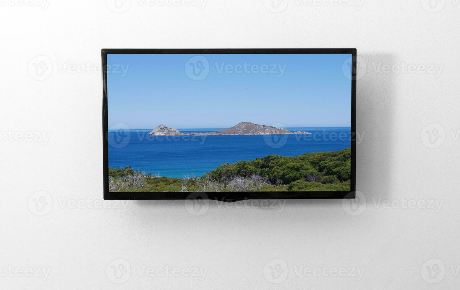 TV monitor on the wall photo