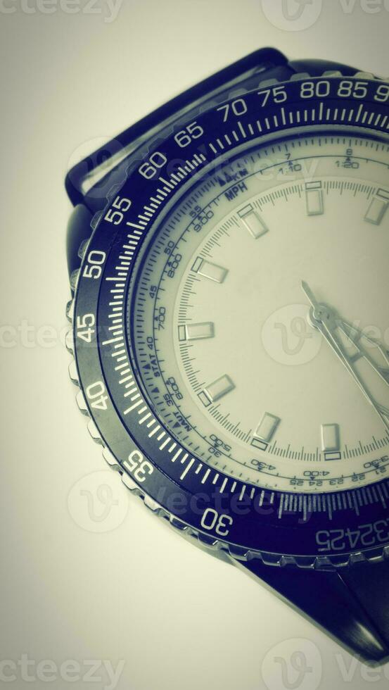 retro watch closeup photo