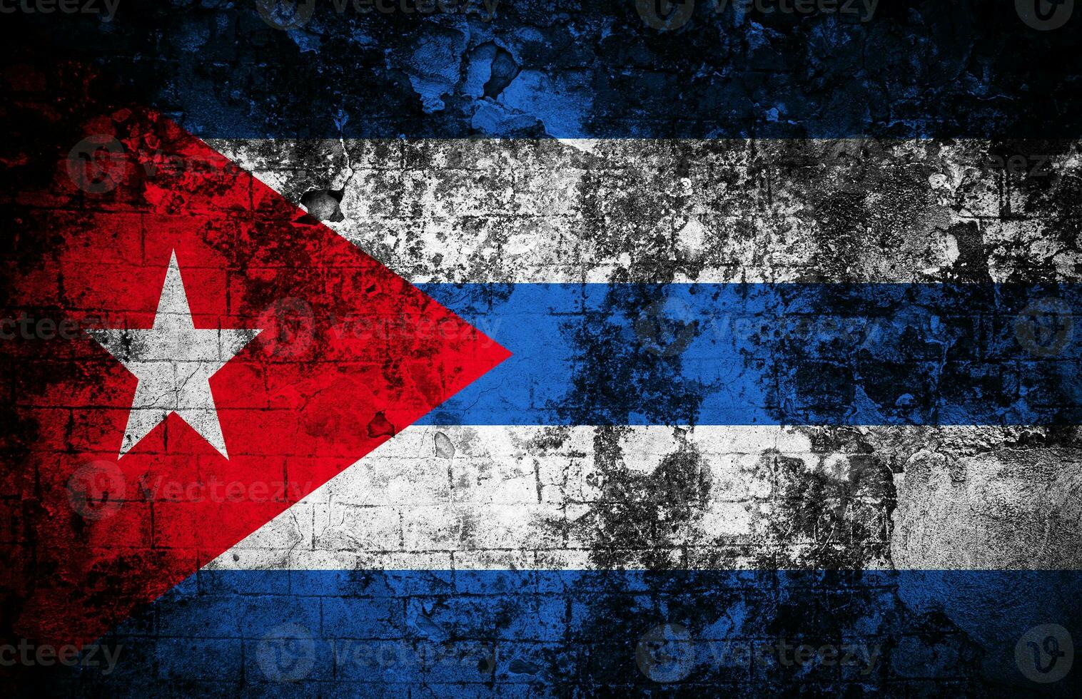 Old  texture background with flag photo