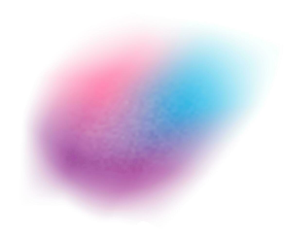 Purple pink gradient, gradation circle, vector grain noise texture holographic blur abstract background. Neon iridescent colors gradation. Decoration for posters, banners, cards