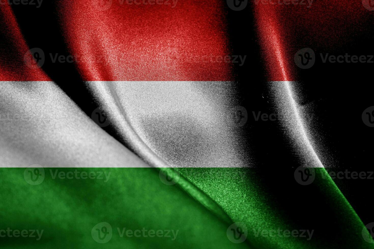 Abstract smooth silk background with the country flag photo