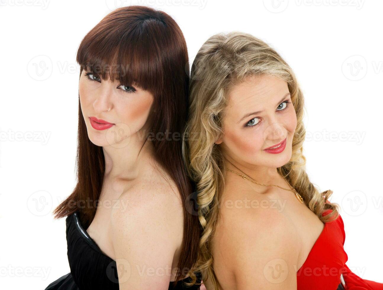 Two pretty women photo