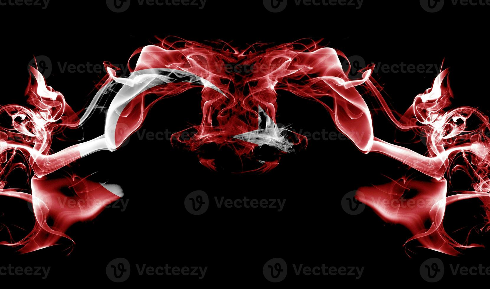 Abstract smoke with the flag photo