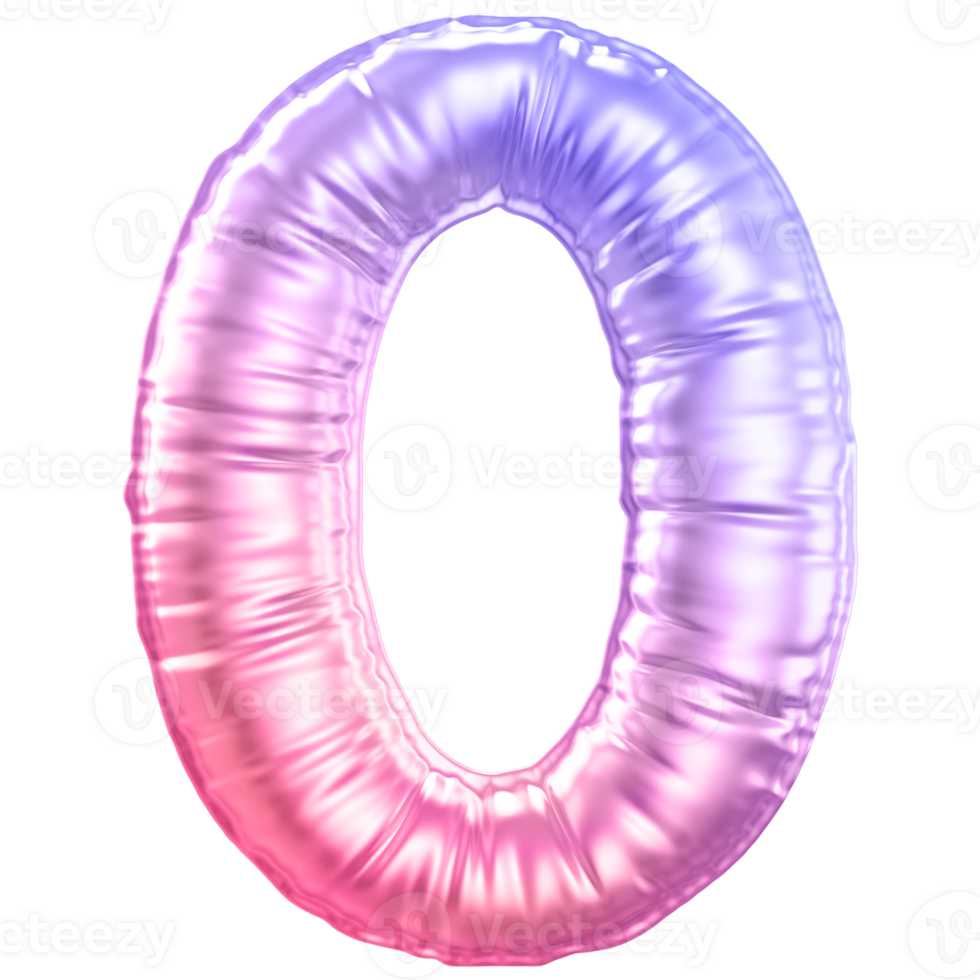 Gradient bubble number 0 png