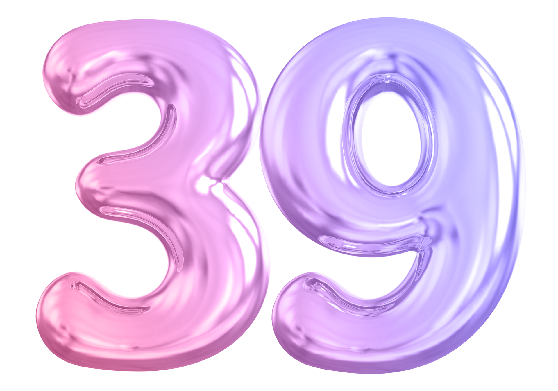 39 Number Gradient 3d Render 36308434 PNG 39-number-gradient-3d-render-36308434-png