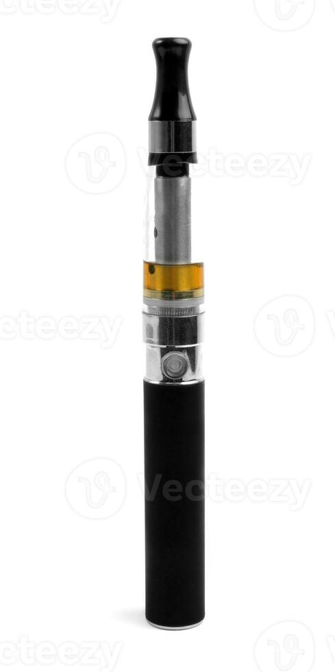 electronic cigarettes on white photo