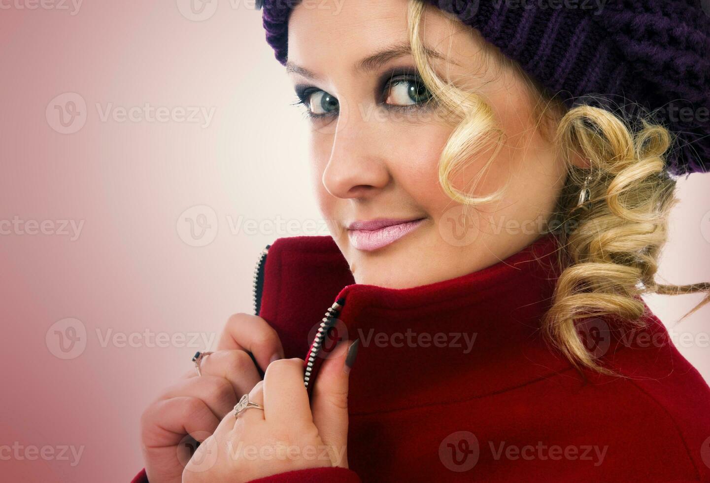 pretty blond woman photo