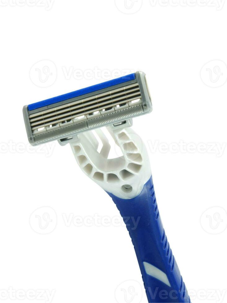 Shaving blade on white photo