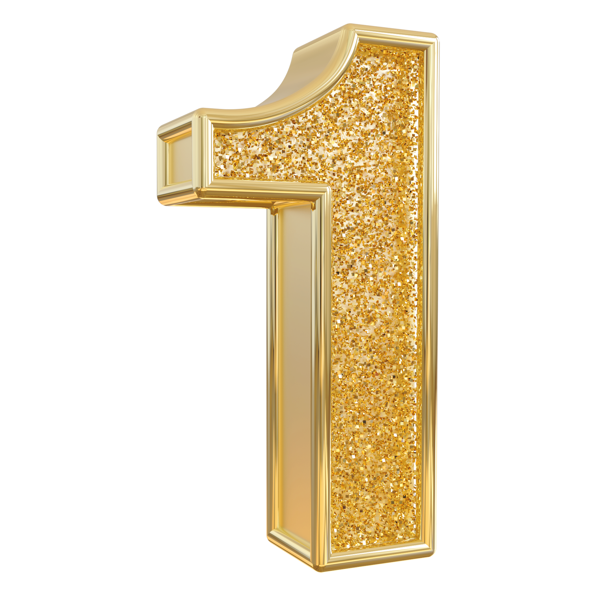 Gold 3d Number 1 36309087 PNG gold-3d-number-1-36309087-png
