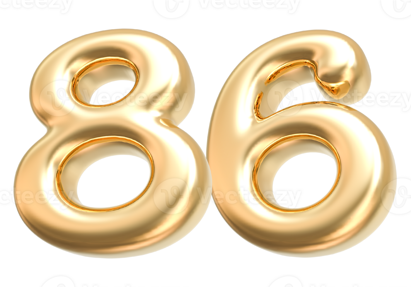 Gold 3d Number 86 36309233 PNG gold-3d-number-86-36309233-png