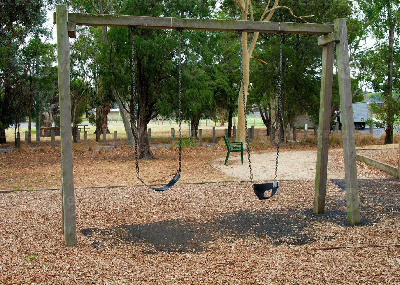 playground in city photo