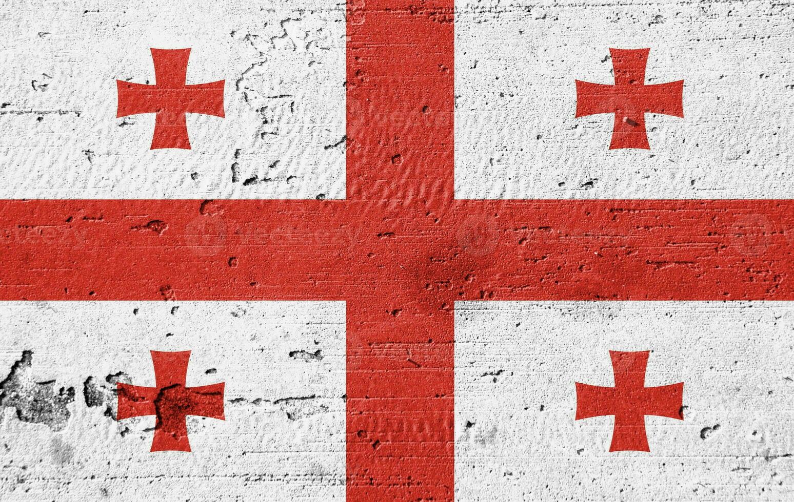 Country flag painted on the wall photo
