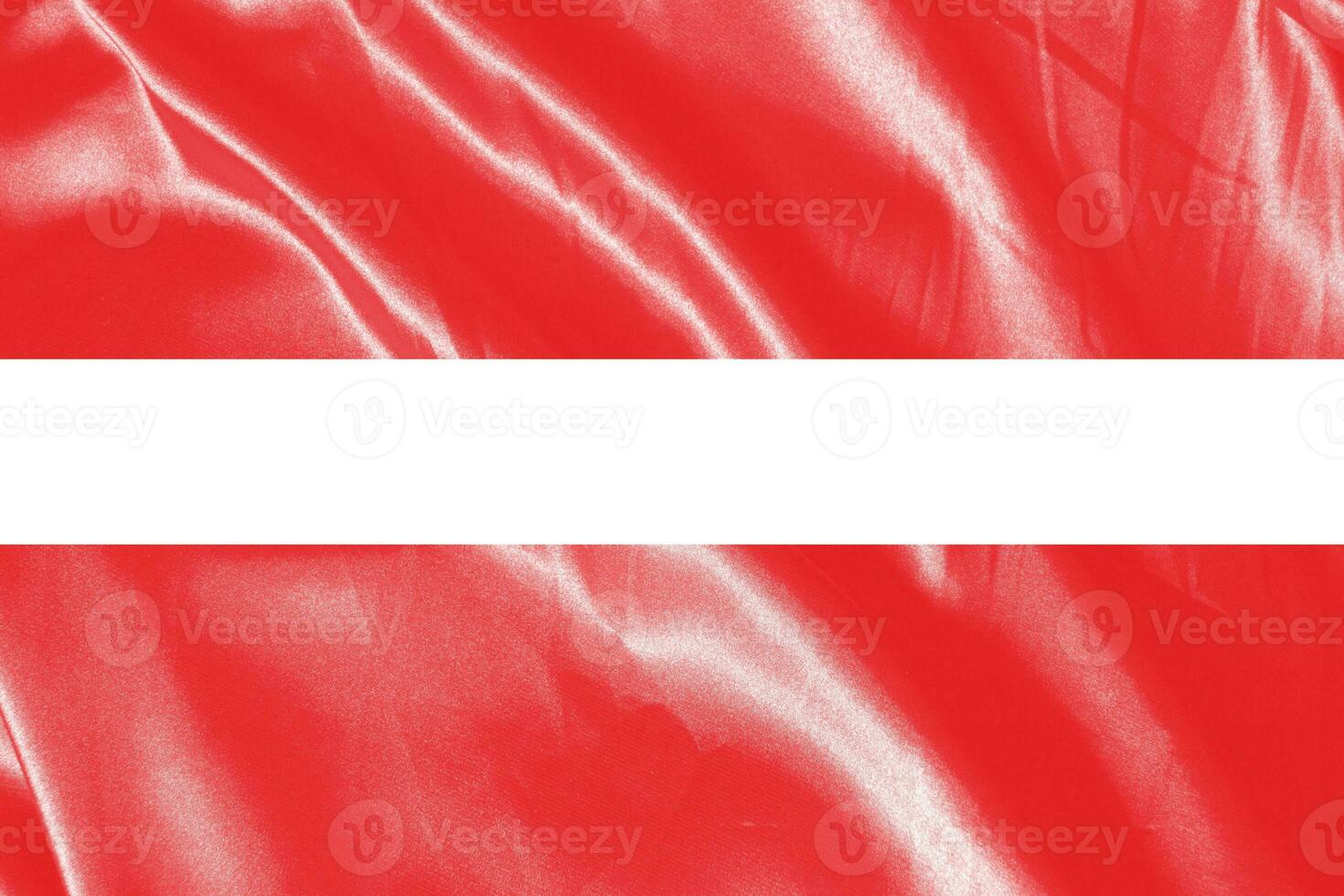 Flag painted on the silk background photo