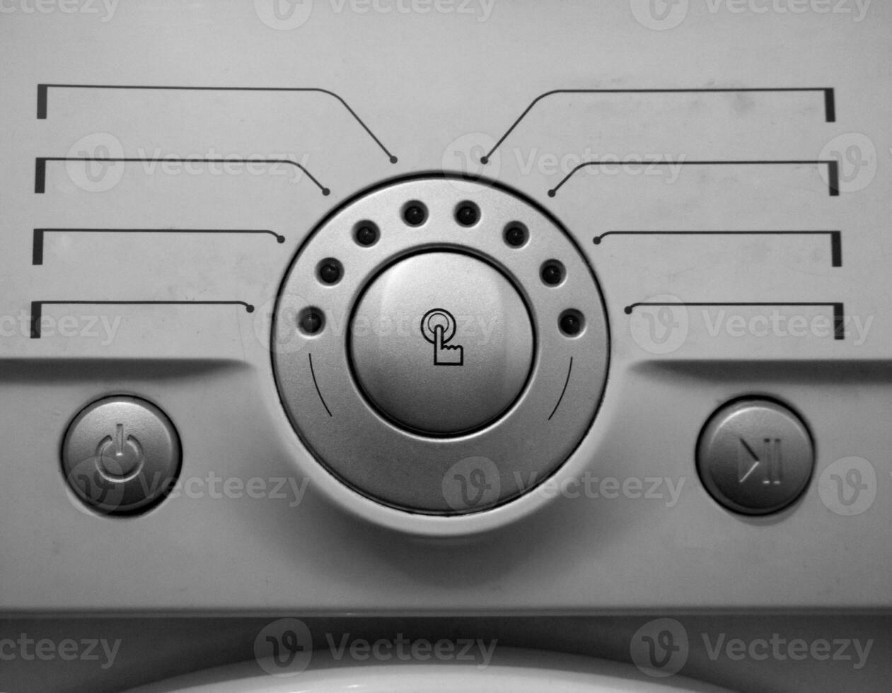 Details of the home washing machine control photo