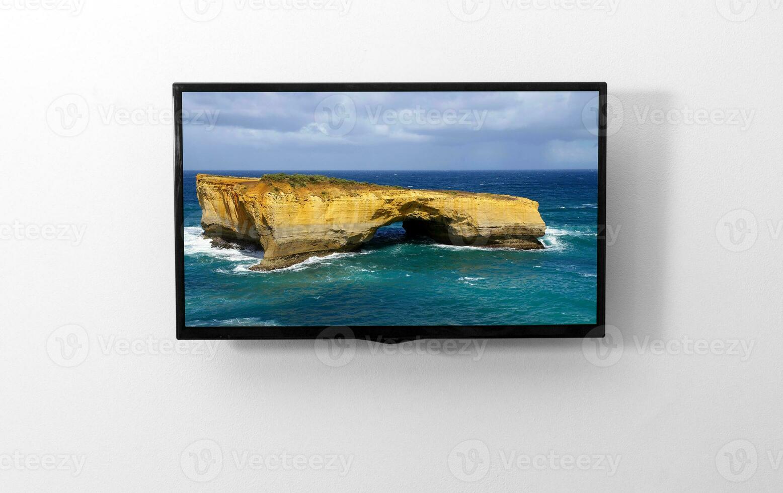 TV monitor on the wall photo