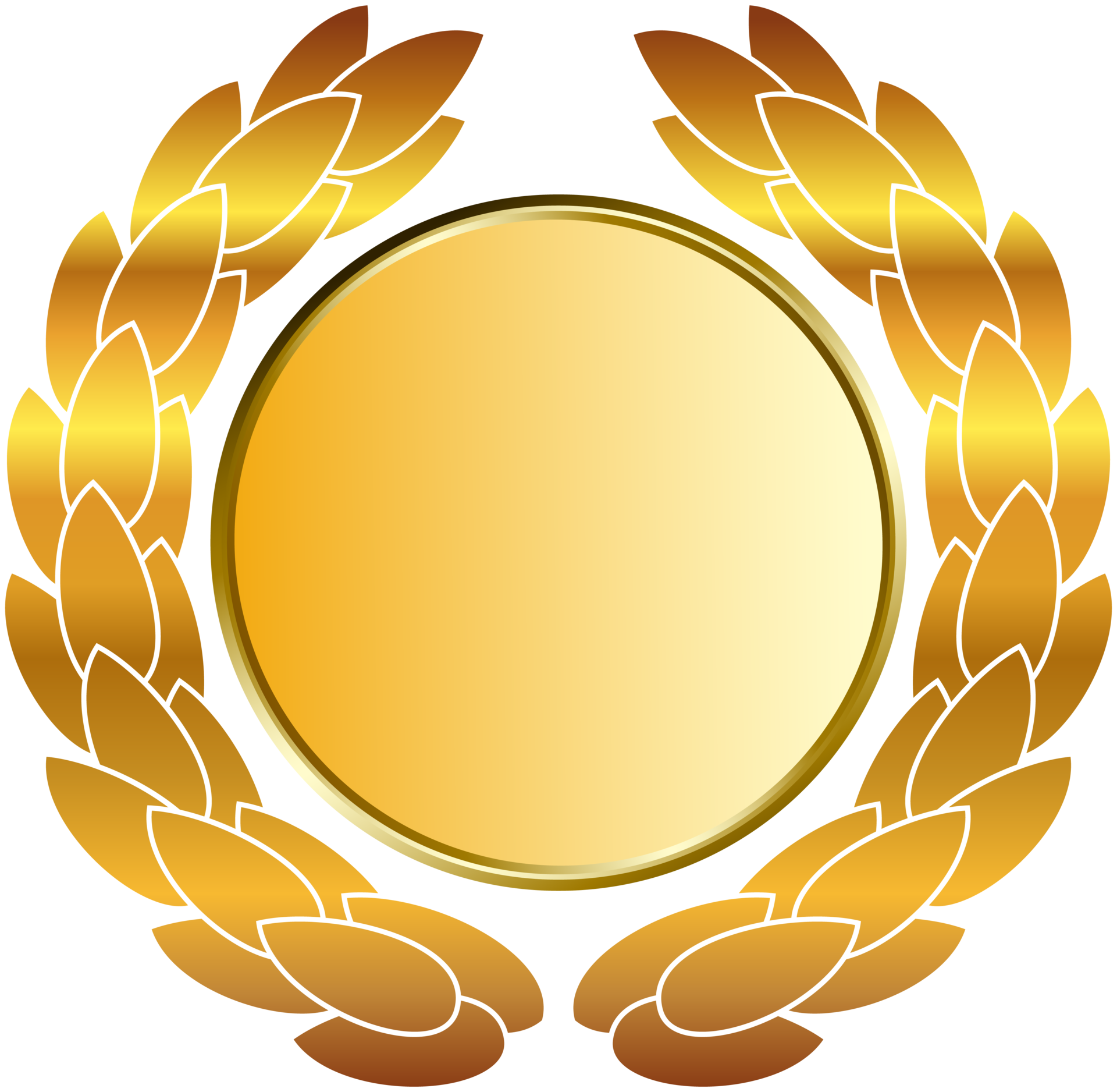 or médaille et lauriers 36310376 PNG