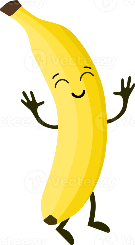 Cartoon funny fruits. png