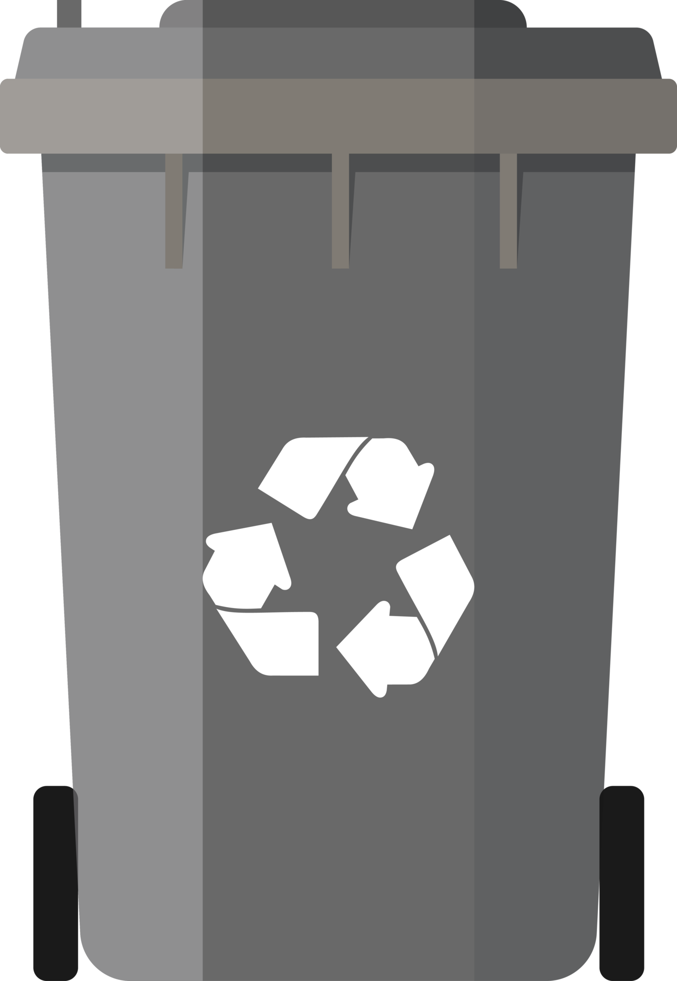 Recycle Bins for Trash and Garbage 36310388 PNG