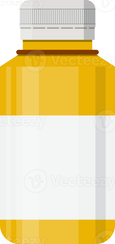 medicine bottles with labels and pills. png