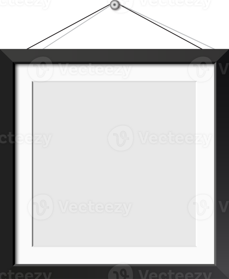 Realistic picture frames png